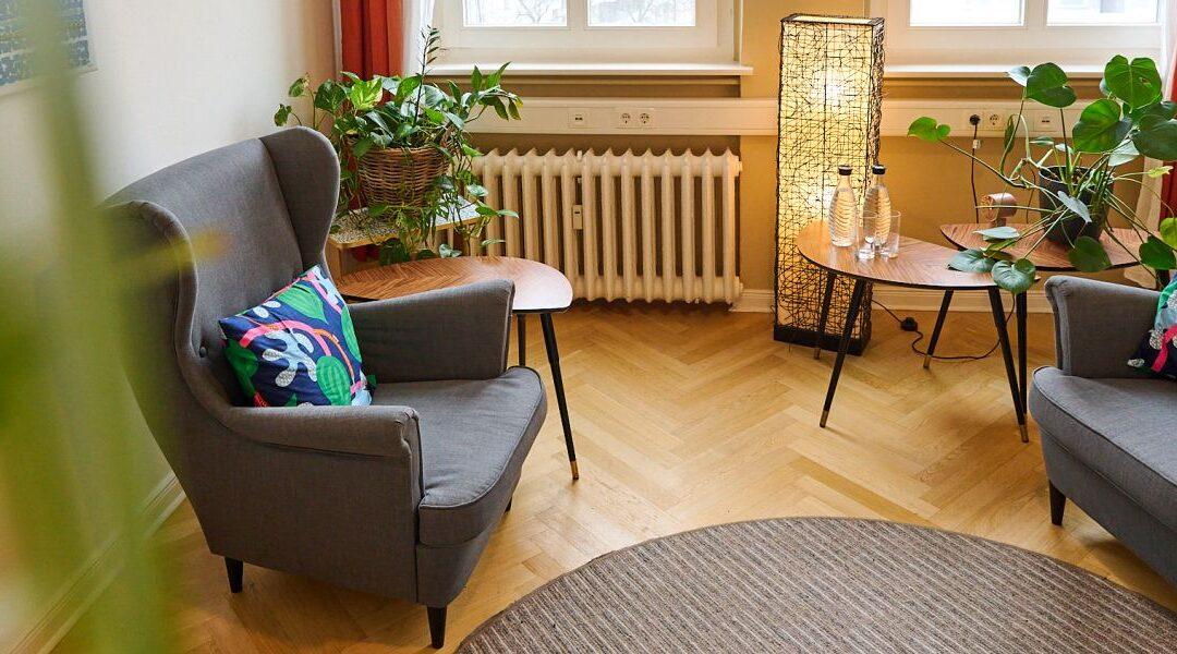 Alma: Ein entspannter Coaching- oder Therapieraum