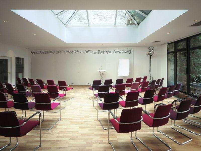 Meeet-Pavillon-Vortragssetting